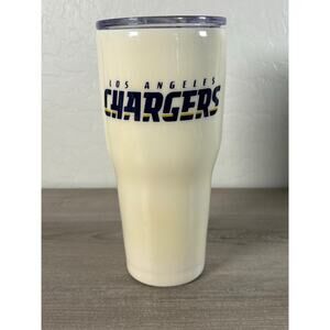 Los Angeles Chargers NFL Zak! White Powder Coated Tumbler- NWOT